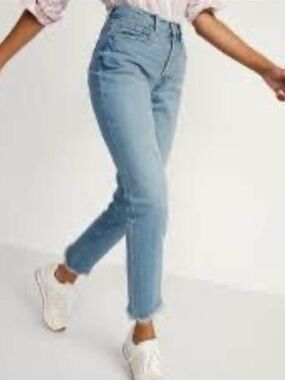 NWT Old Navy Sky Hi Curvy Straight Jeans
